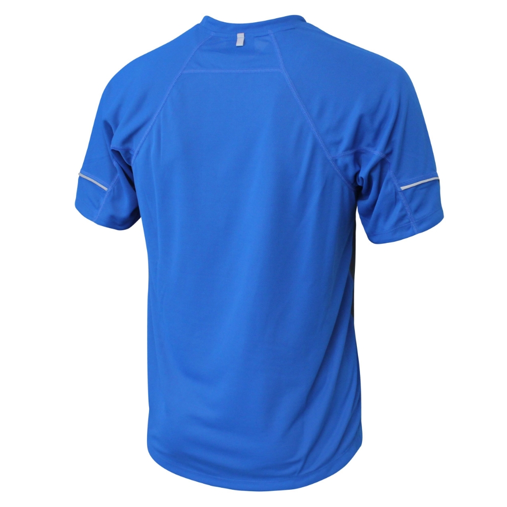 Mens Short Sleeve Training Tee Cobalt/Charcoal - Size 2XL - Thermatech ...